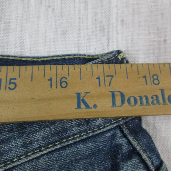 Vintage Polo Ralph Lauren Jeans Mens 34x32 Blue‎ Denim Straight Leg Relaxed Fit - Picture 12 of 12